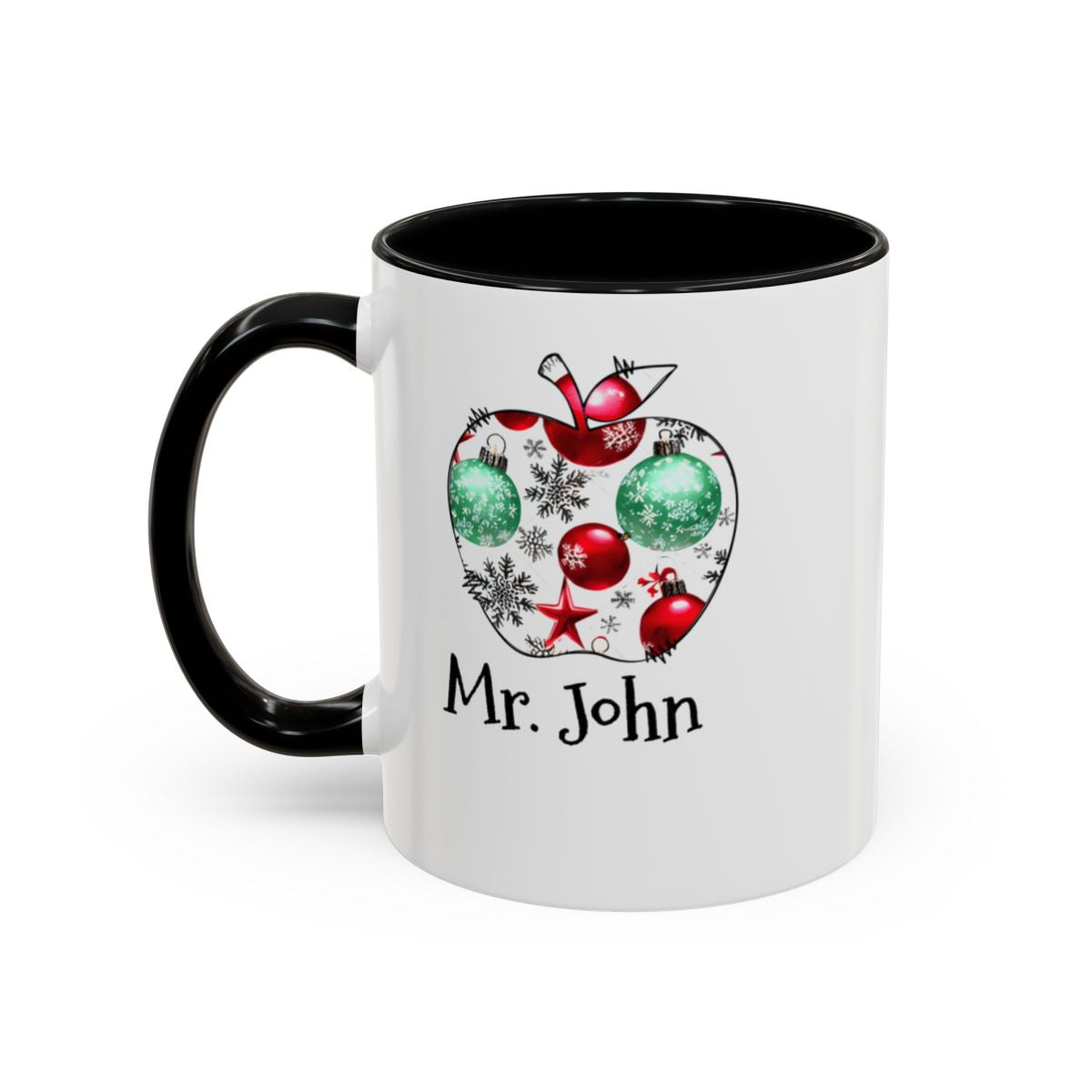 Personalized A-Z teacher gift, Accent Coffee Mug (11, 15oz)