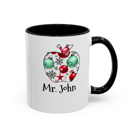 Personalized A-Z teacher gift, Accent Coffee Mug (11, 15oz)