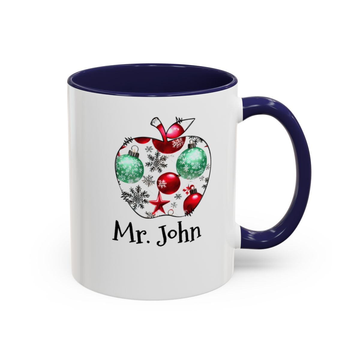 Personalized A-Z teacher gift, Accent Coffee Mug (11, 15oz)