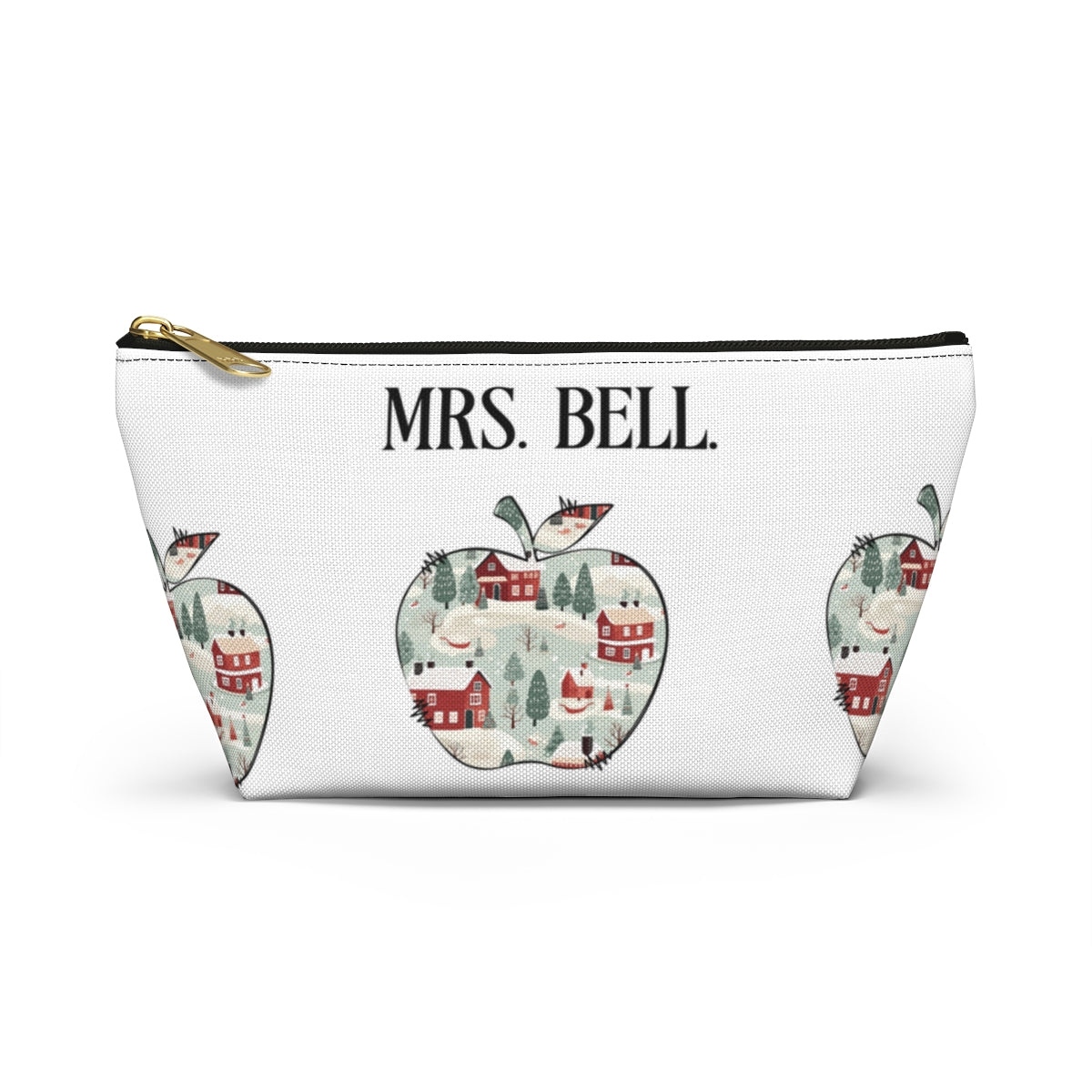 Personalized A-Z teacher’s gift, Accessory Pouch w T-bottom