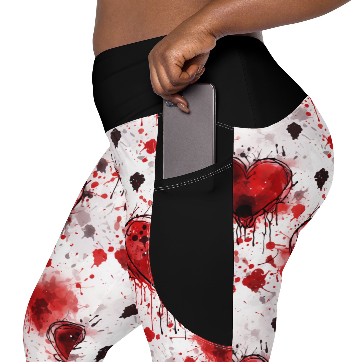 Shattered Heart, Crossover leggings with pockets