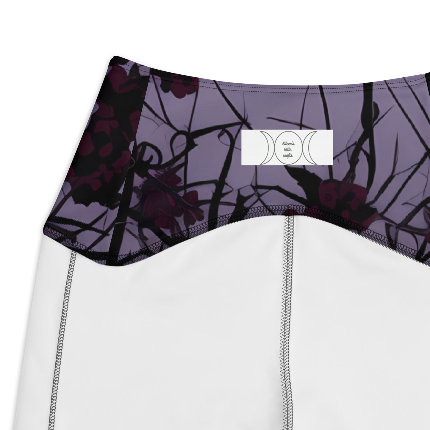 Dark vines Crossover leggings with pockets