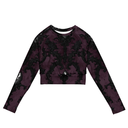 Damascus, Recycled long-sleeve crop top