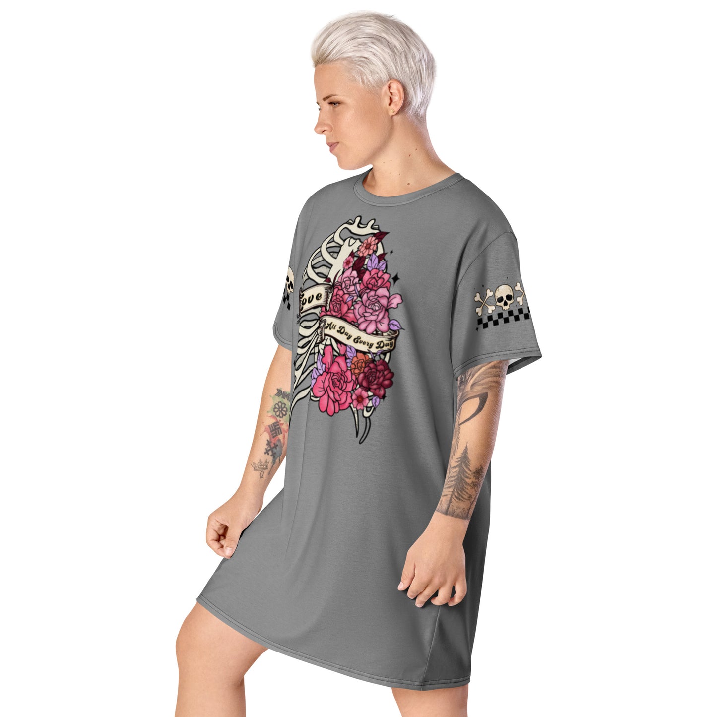 Love all day everyday, T-shirt dress