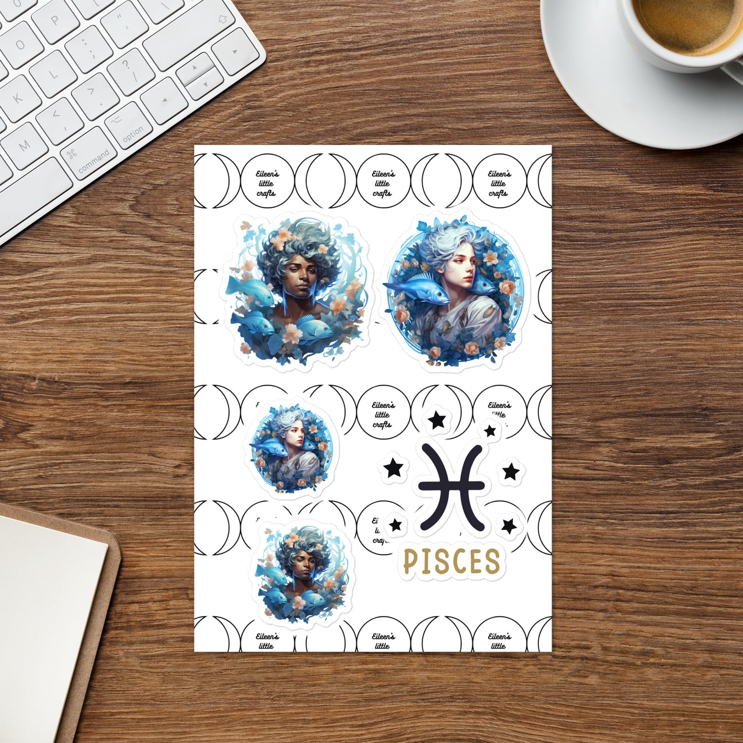 Pisces, Sticker sheet