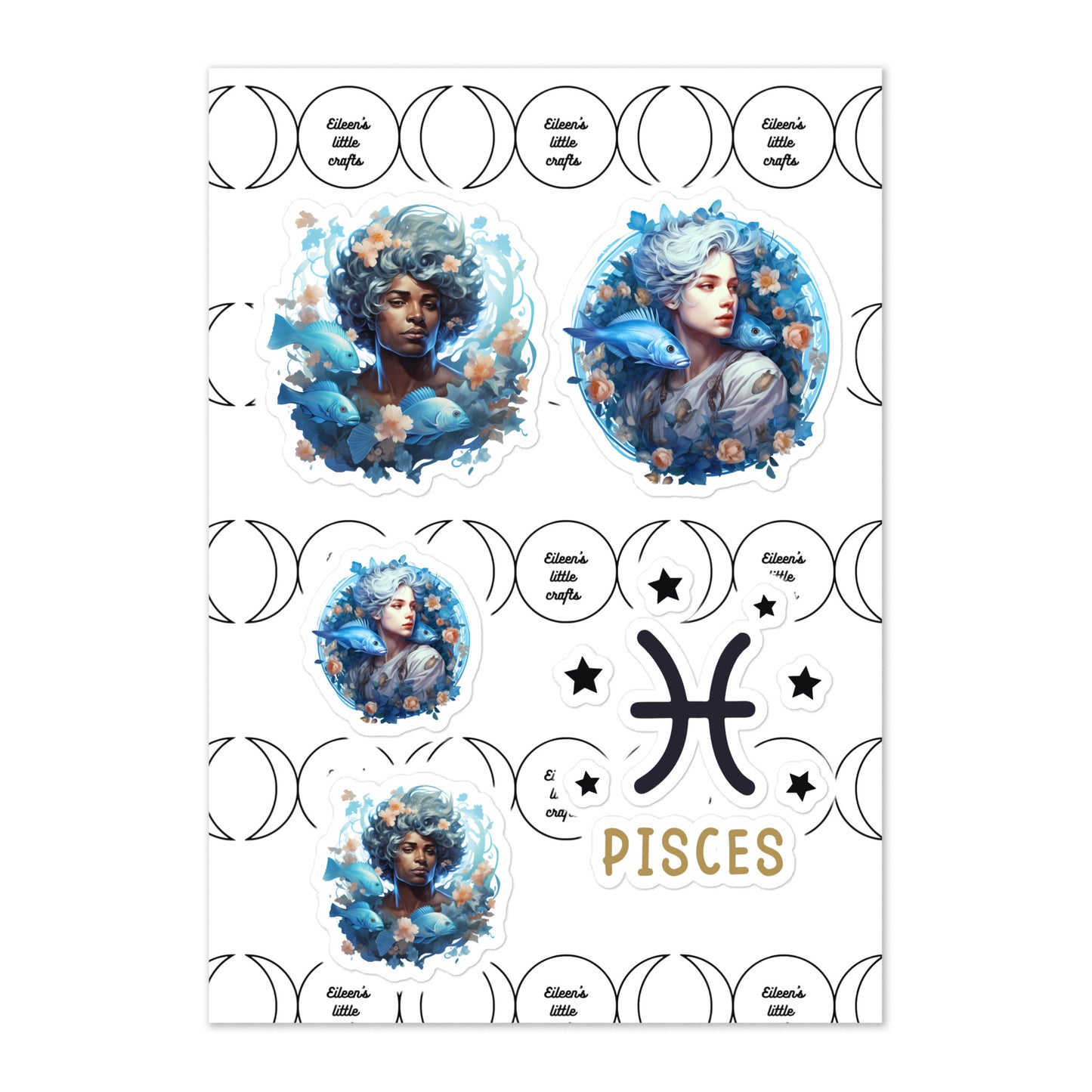 Pisces, Sticker sheet