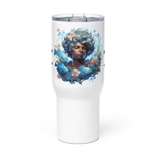 Pisces, Travel mug with a handle