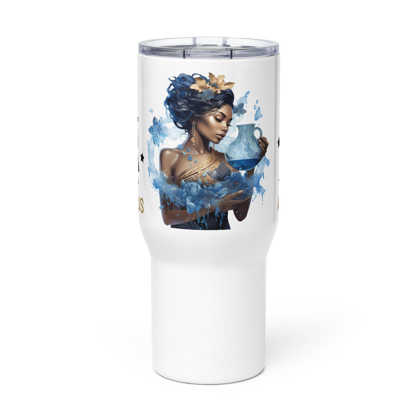 Aquarius, Travel mug with a handle