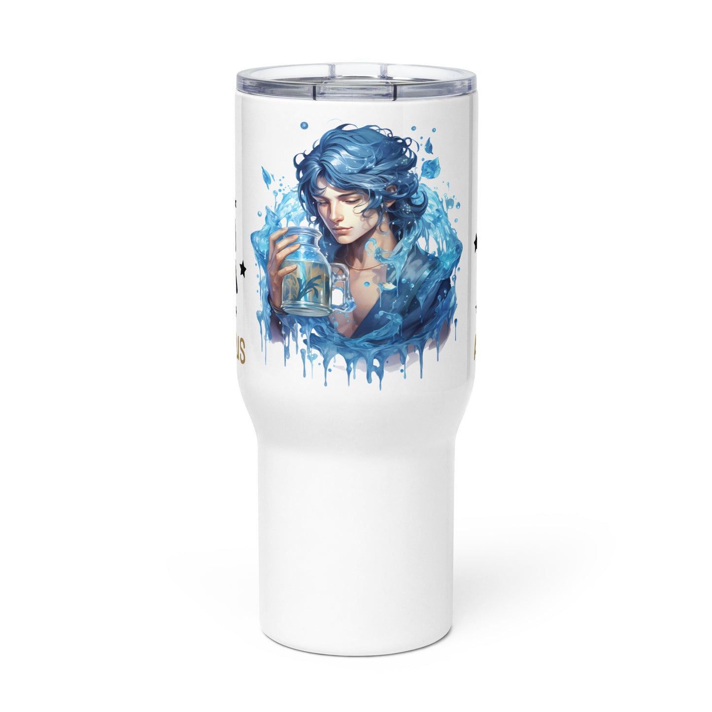 Aquarius, Travel mug with a handle