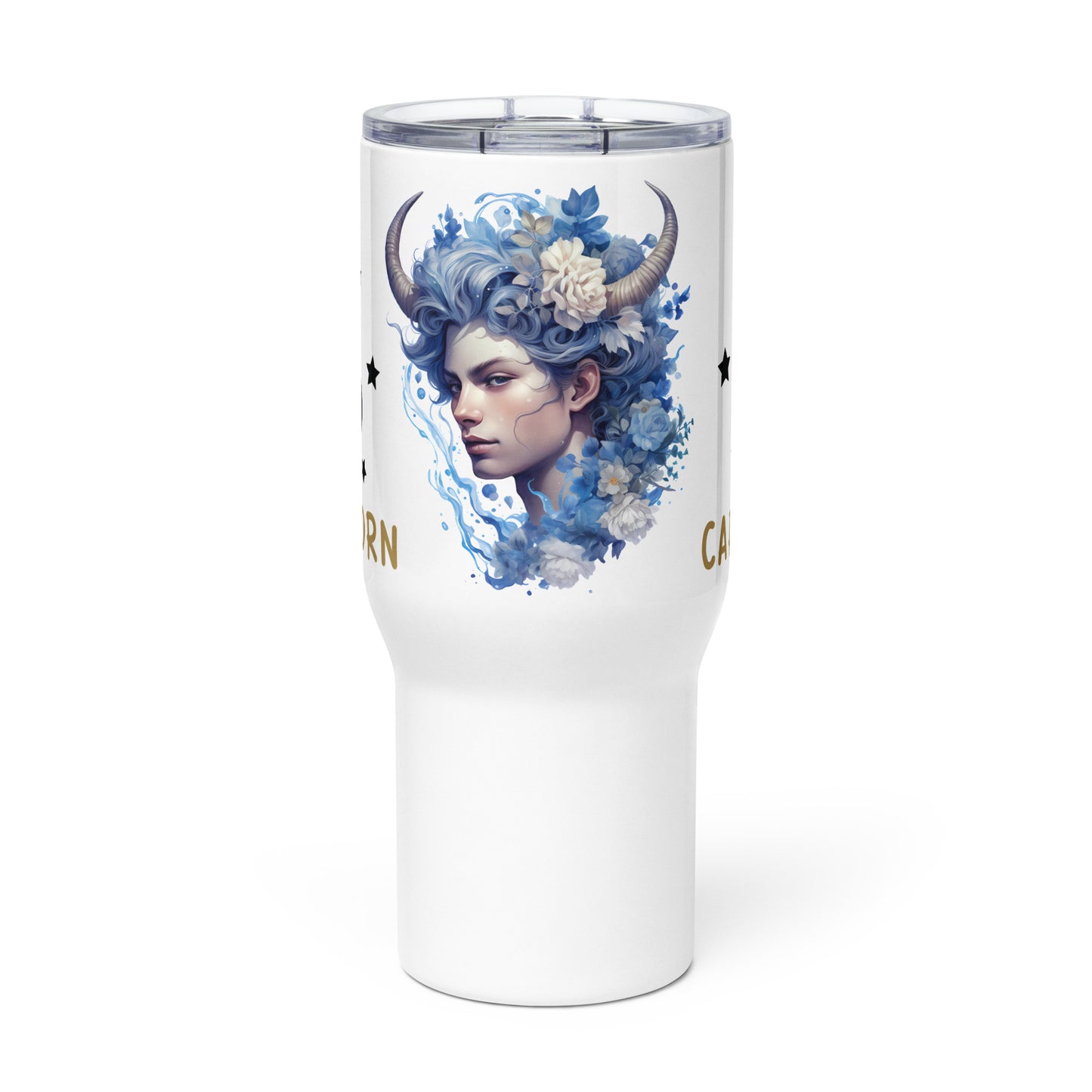 Capricorn, Travel mug with a handle