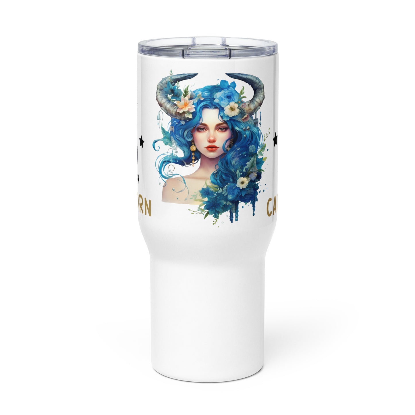 Capricorn, Travel mug with a handle