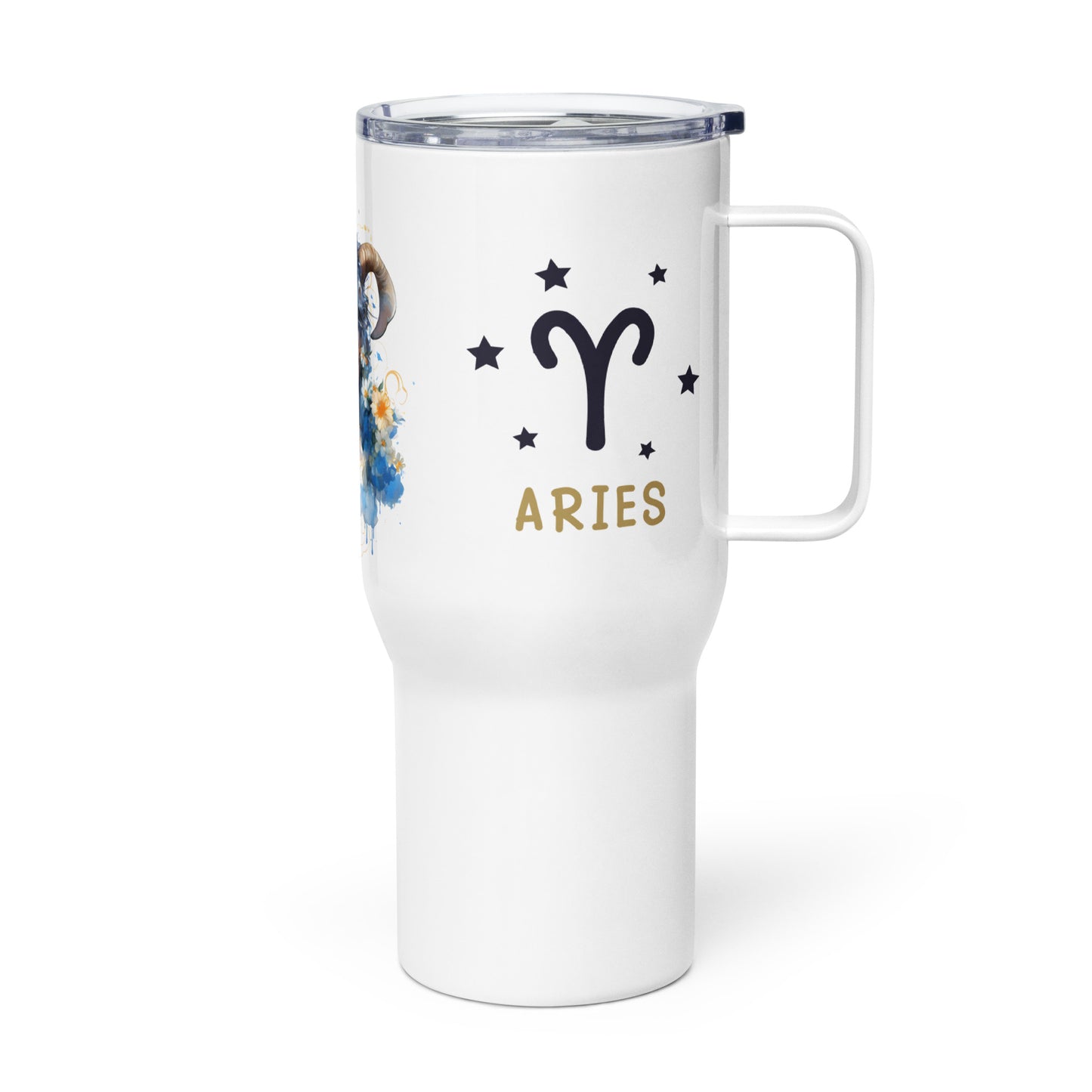 Aries, Travel mug with a handle