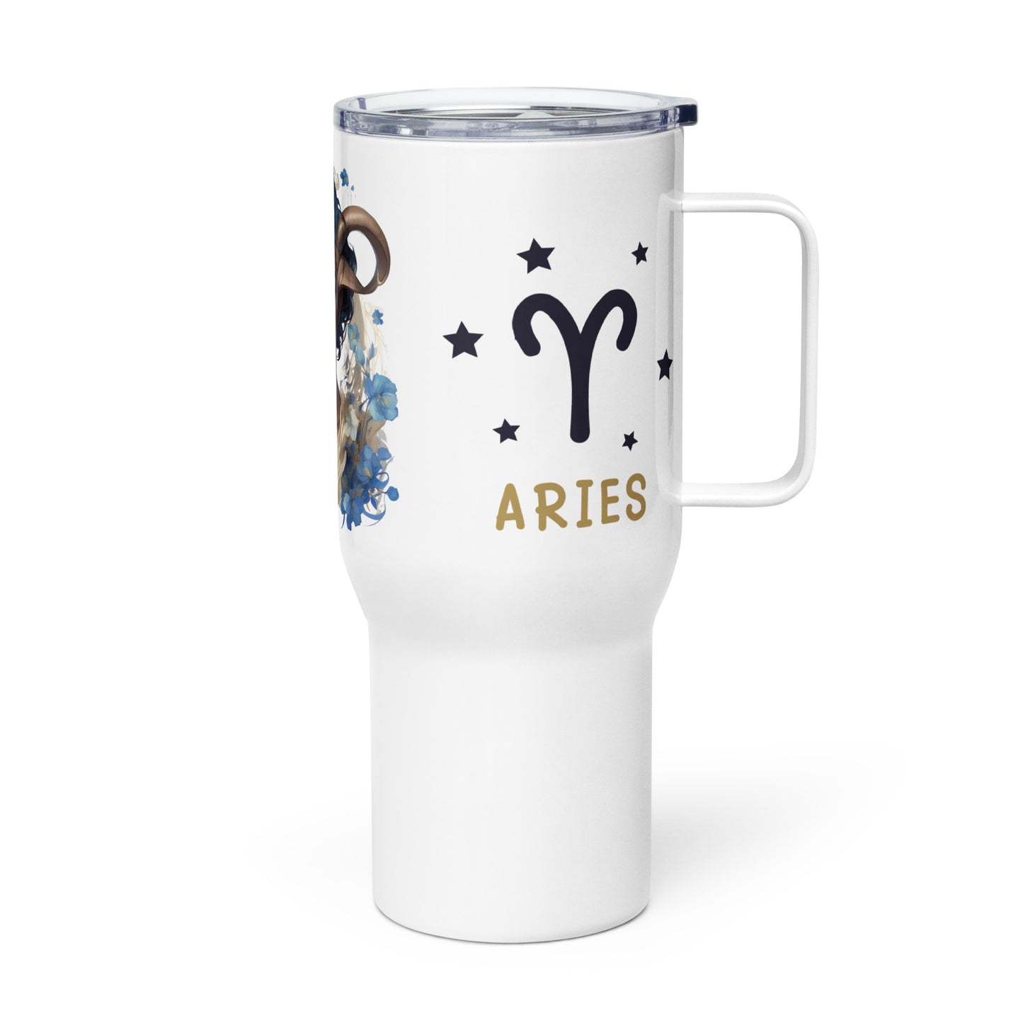 Aries,Travel mug with a handle