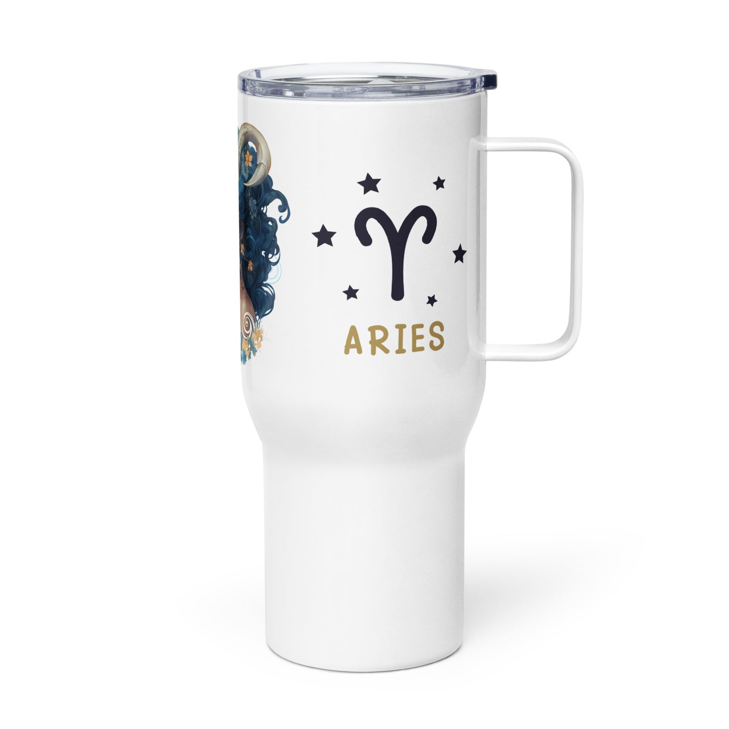 Aries, Travel mug with a handle