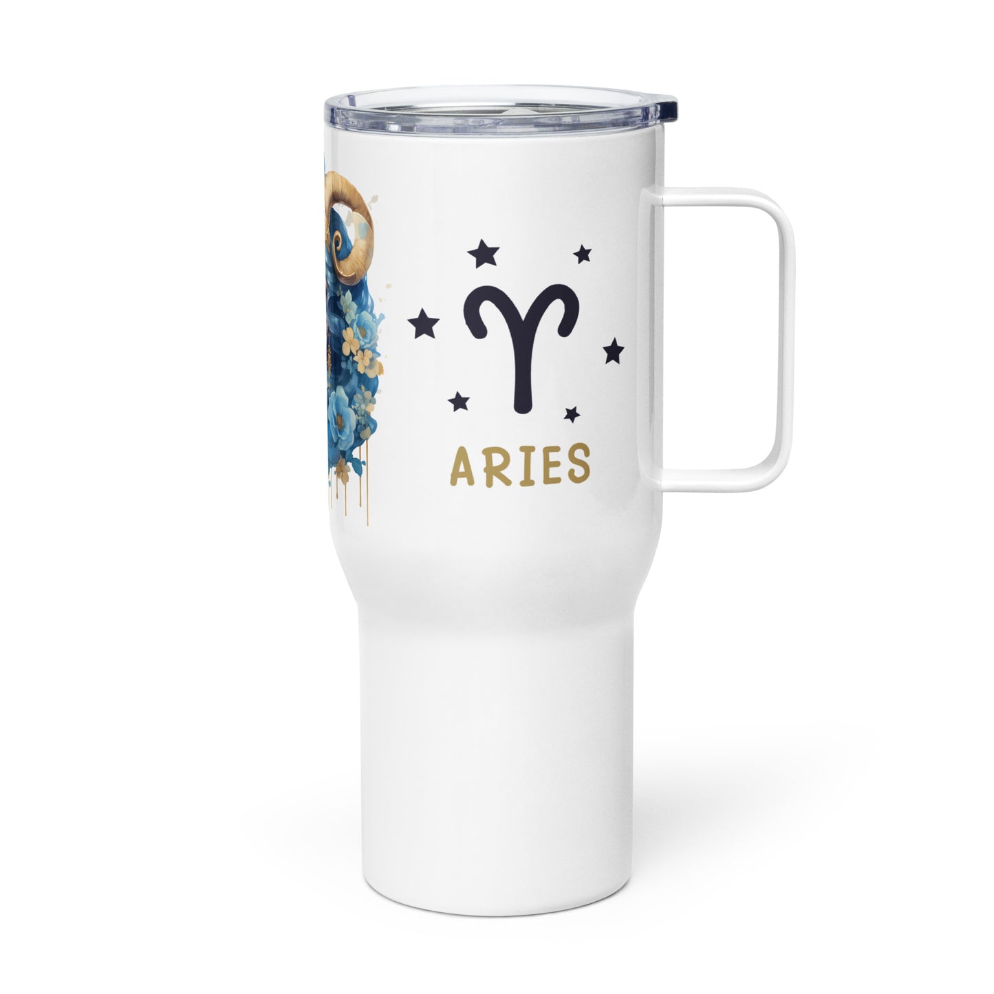 Aries, Travel mug with a handle