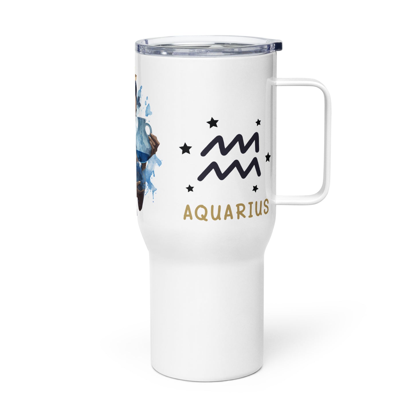 Aquarius, Travel mug with a handle