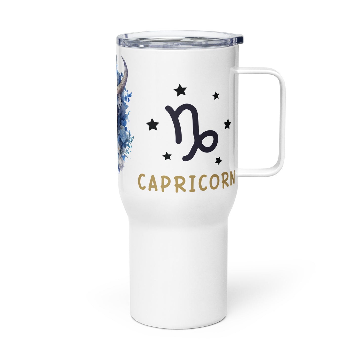 Capricorn, Travel mug with a handle