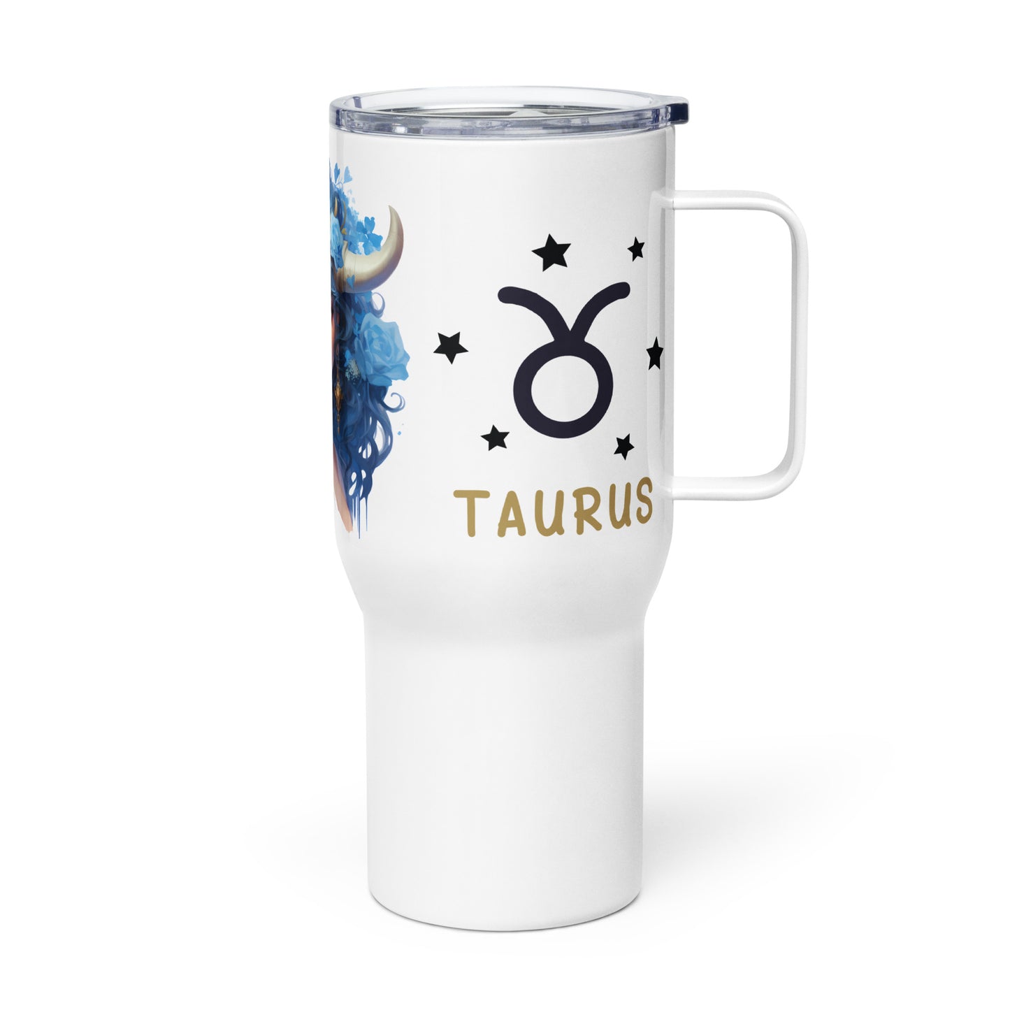 Taurus, Travel mug with a handle