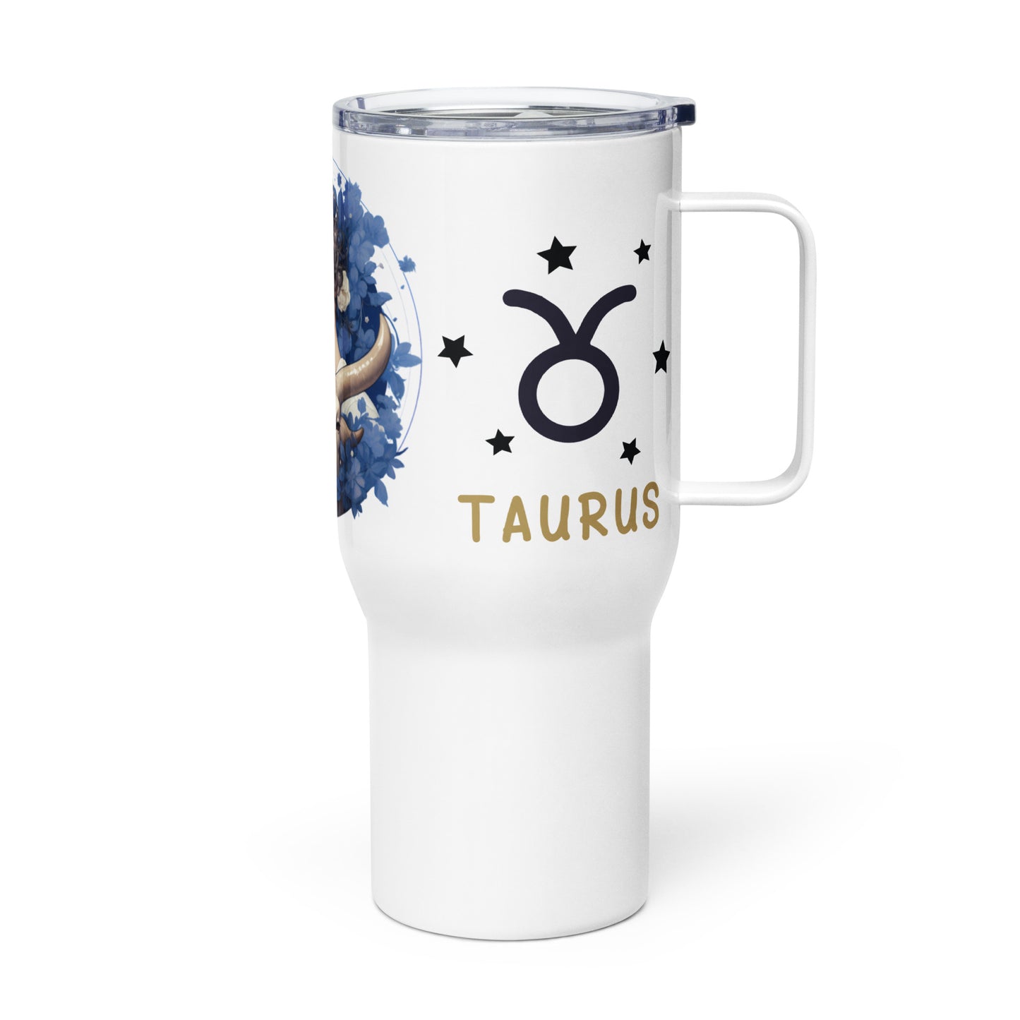 Taurus,Travel mug with a handle