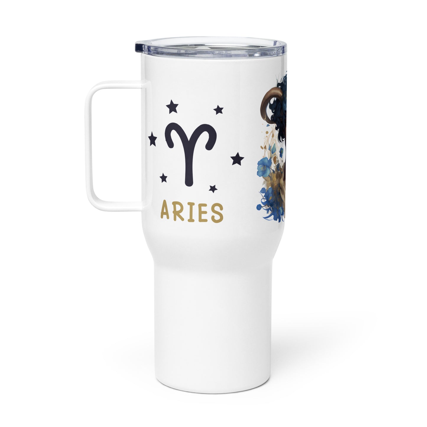 Aries,Travel mug with a handle