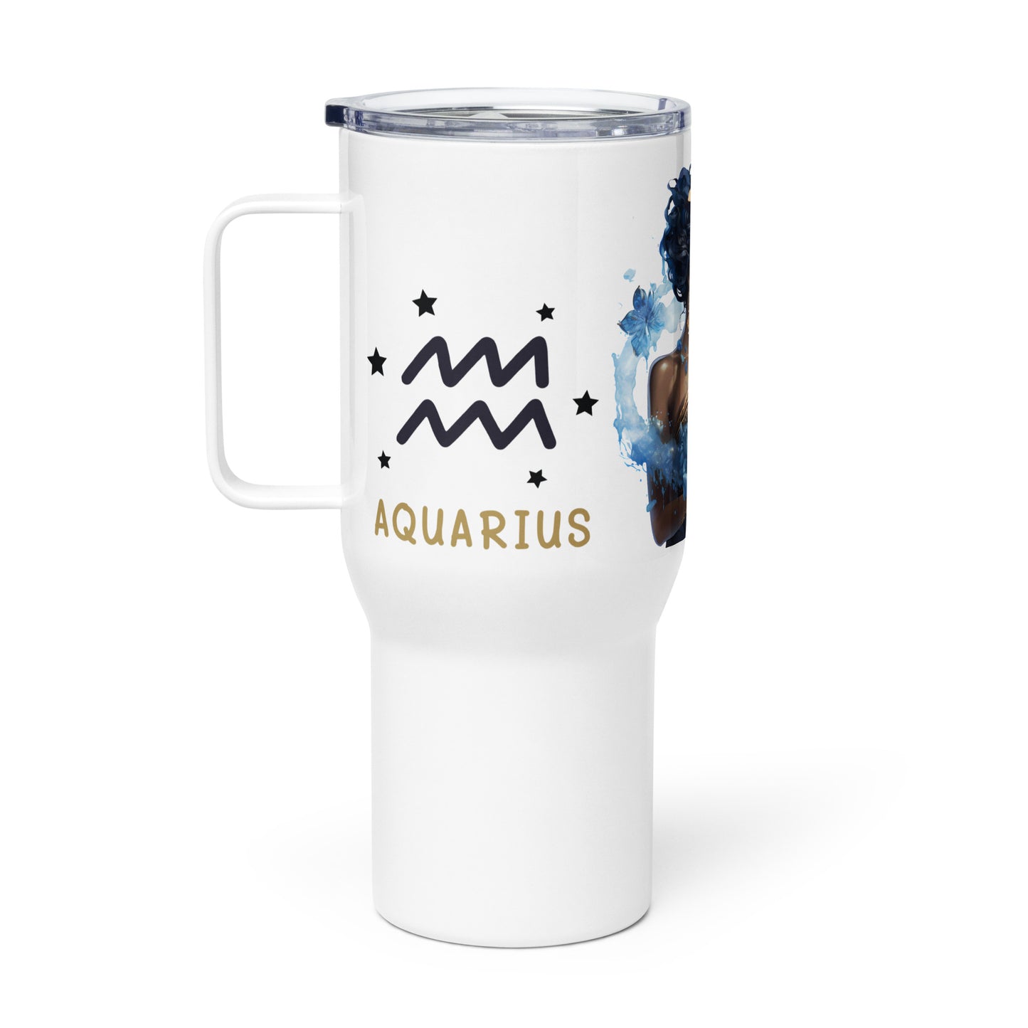 Aquarius, Travel mug with a handle