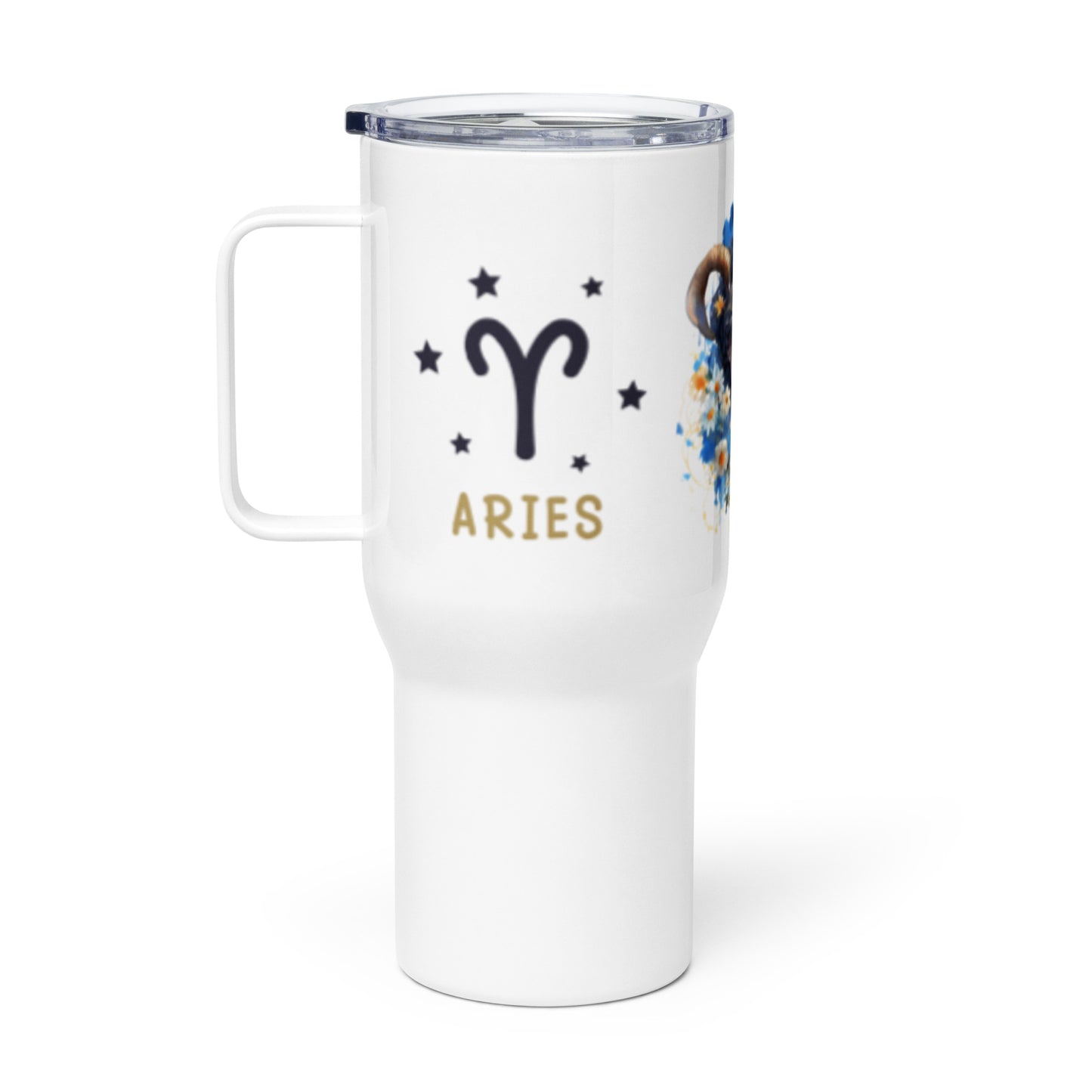 Aries, Travel mug with a handle