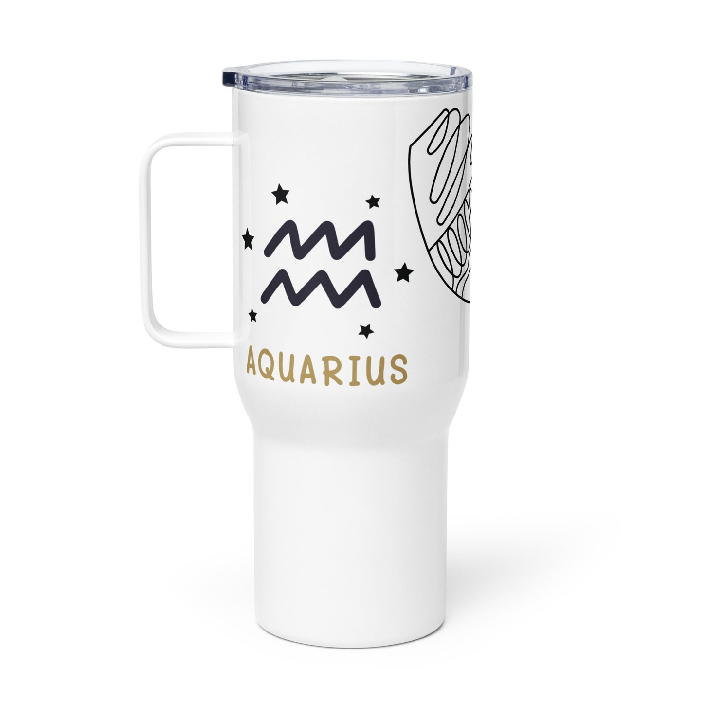 Aquarius, Travel mug with a handle