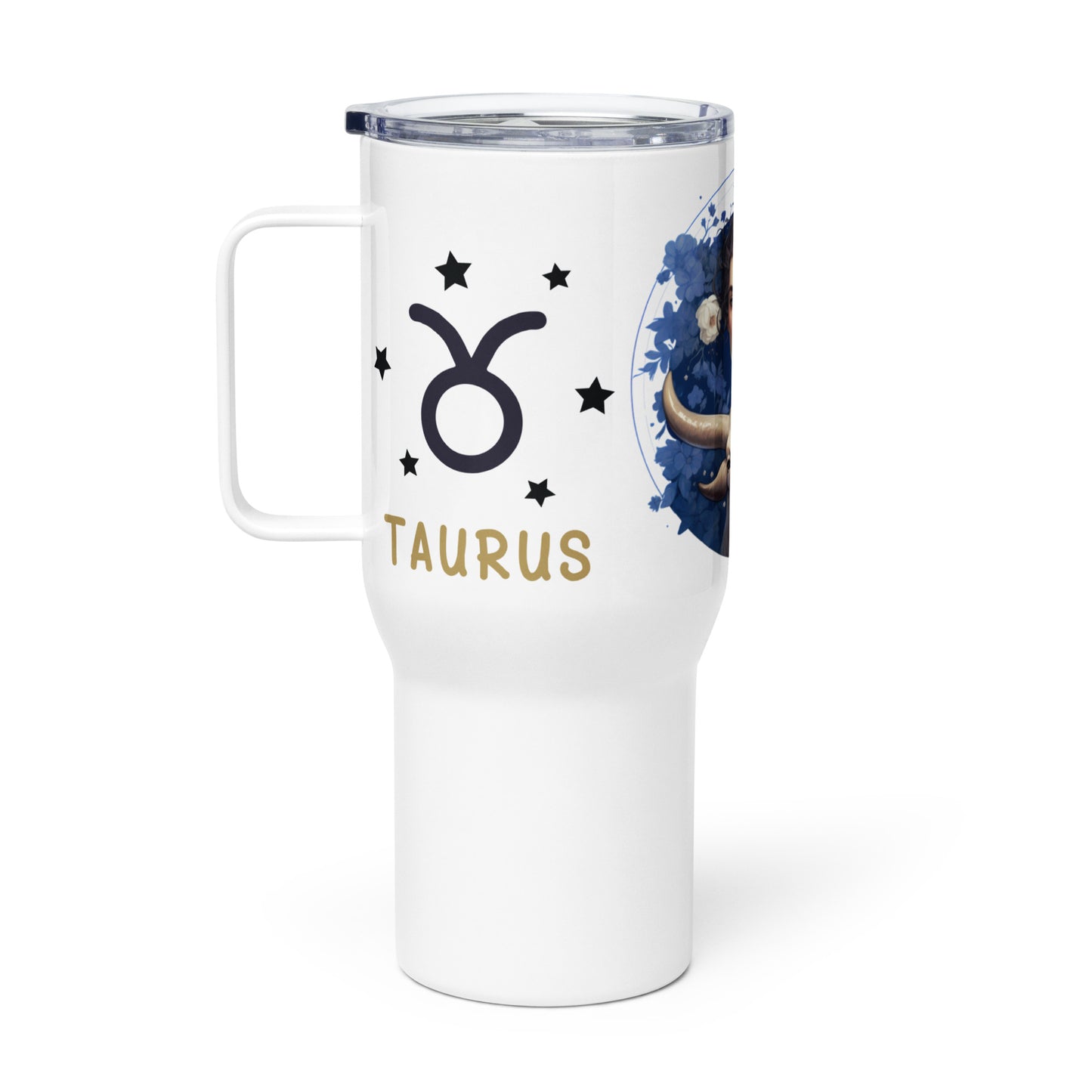 Taurus,Travel mug with a handle