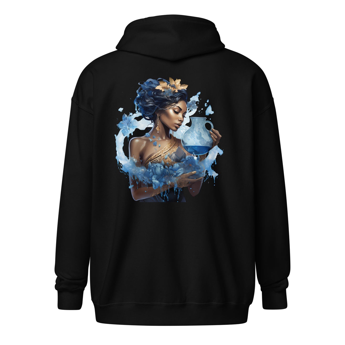 Aquarius, Unisex heavy blend zip hoodie