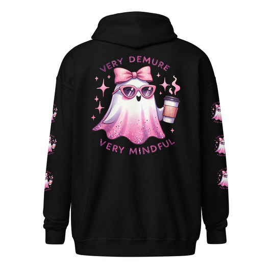 Very demure, Unisex heavy blend zip hoodie