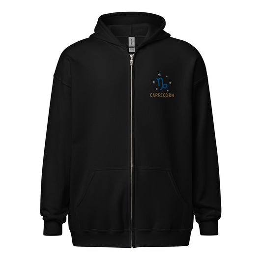Capricorn, Unisex heavy blend zip hoodie