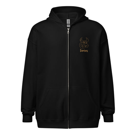 Taurus, Unisex heavy blend zip hoodie