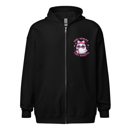 Very demure, Unisex heavy blend zip hoodie