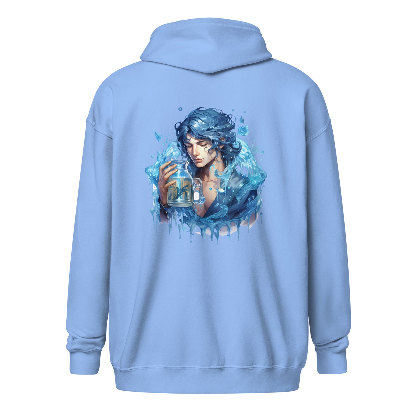 Aquarius , Unisex heavy blend zip hoodie