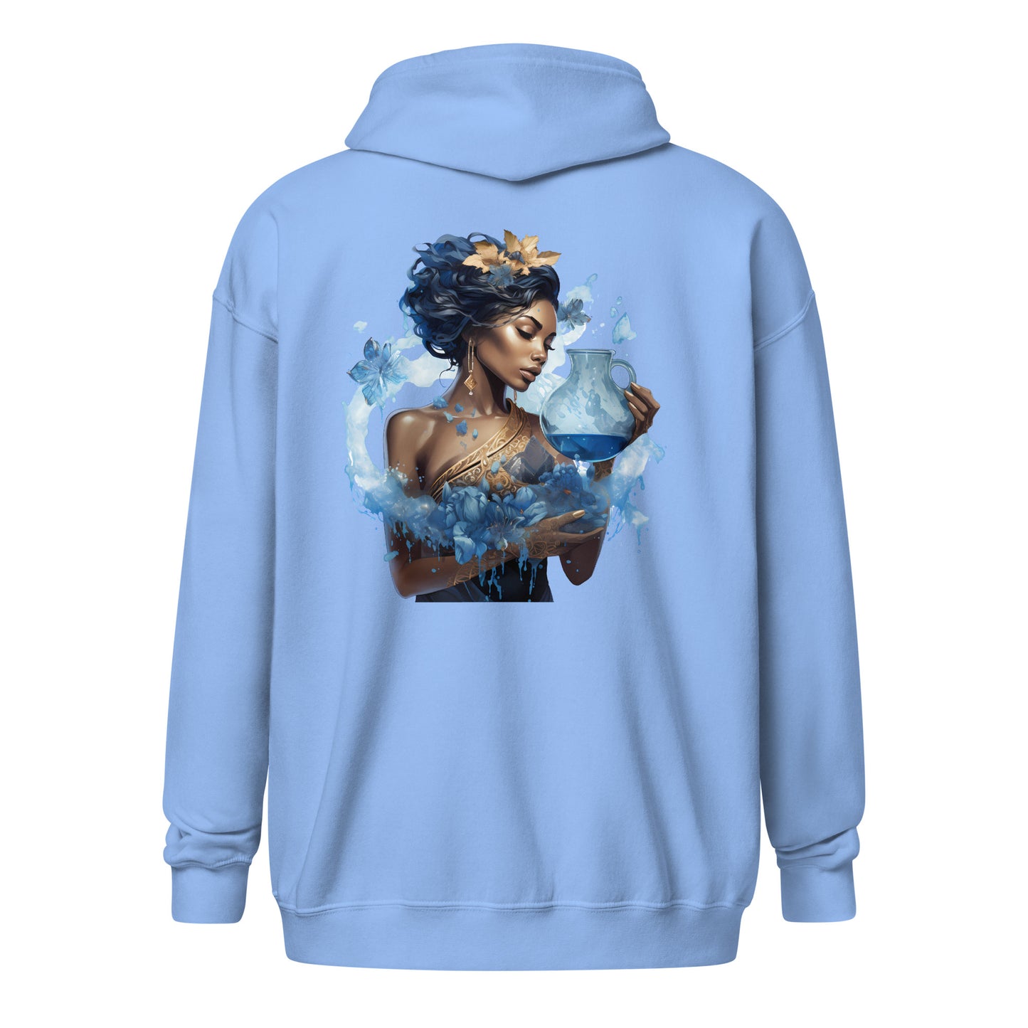 Aquarius, Unisex heavy blend zip hoodie