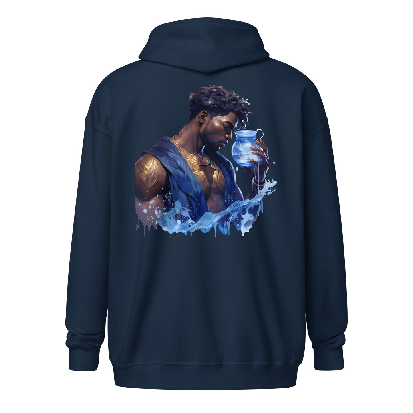 Aquarius, Unisex heavy blend zip hoodie