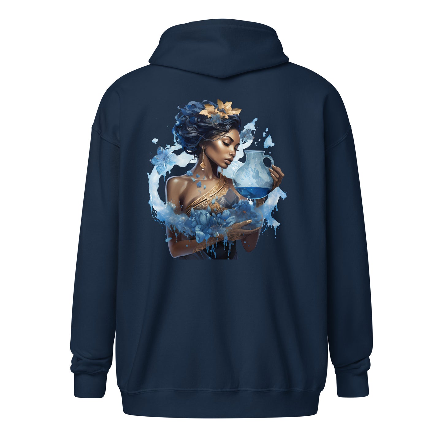 Aquarius, Unisex heavy blend zip hoodie